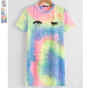 Tie Dye T-Shirt Dress
